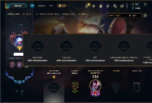 Unranked com TODOS os champs e 212 Skins ( ADC / MID )