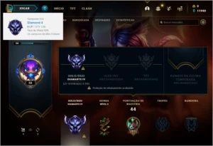 Conta DIAMANTE 4 BARATA com 37 champs e 4 skins - League of Legends LOL