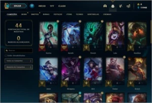 Conta DIAMANTE 4 BARATA com 37 champs e 4 skins - League of Legends LOL