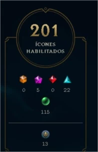 Conta de lol, diamante 3, 181 skins/ TODOS CHAMPIONS - League of Legends