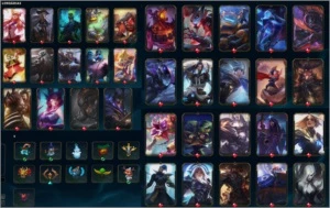 CONTA COM 224 SKINS , QUASE TODOS O CAMPEÕES - League of Legends LOL