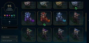 Conta Upada A Mão Lvl 120 COM TODAS AS SKINS DO VLAD - League of Legends LOL