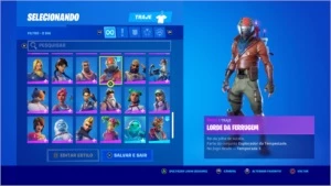 Conta de Fortnite SEASON 1 COM 2400 VBUCKS E TUBARÃO MAKO