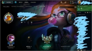 CONTA LOL-TODOS OS CAMPEÕES-PLATINA 5-MAIS DE 200 SKINS - League of Legends