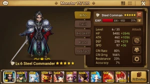 Contas Reroll Summoners War com LD 5 ⭐