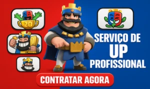 Upo conta de Clash Royale