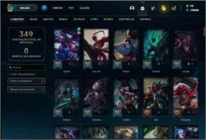 Conta prata 4 com 151 skins e 134 champs - League of Legends LOL