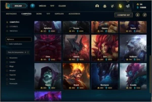 Conta prata 4 com 151 skins e 134 champs - League of Legends LOL