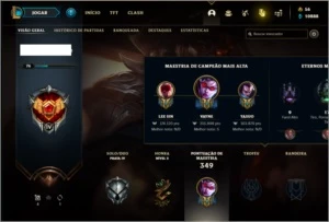 Conta prata 4 com 151 skins e 134 champs - League of Legends LOL