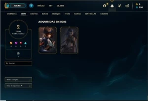Conta platina 1 com 75 PDL, 27 Champs e 2 Skins + 11 Espolio - League of Legends LOL