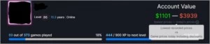 Conta Steam De Colecionador (15 anos) 314 Jogos, LvL 86 - Counter Strike CS