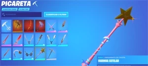 CONTA FORTNITE COM SKIN SUPER HEROÍNA CUSTOMIZÁVEL E +