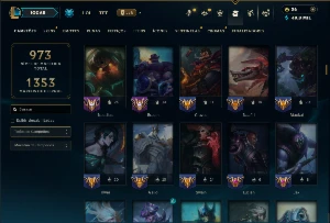 Esmeralda 2 com TODOS os Champs e 331 Skins +5 Prestigios - League of Legends LOL