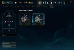 Bronze 2 com 45 Champs e 11 Skins - League of Legends LOL