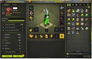 Vendo ACC Pandawa lvl 200 + Set Full força - Dofus