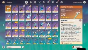 AR 52 Itto, Zhongli, Childe, Wanderer, Xiangling C6 e mais - Genshin Impact