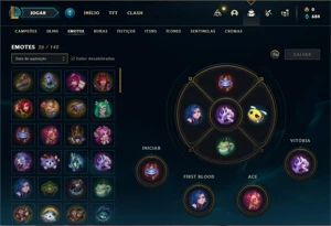 Conta Platina 2 com 31 Champs e 7 Skins +2 Fragmentos - League of Legends LOL