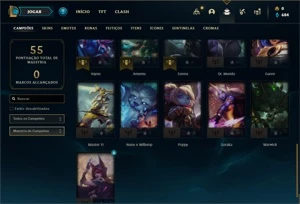 Conta Platina 2 com 31 Champs e 7 Skins +2 Fragmentos - League of Legends LOL