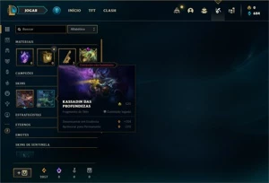 Conta Platina 2 com 31 Champs e 7 Skins +2 Fragmentos - League of Legends LOL