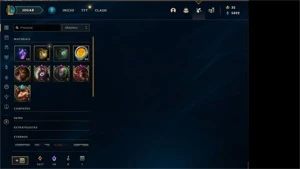 Conta league of legends com 215 skins LOL