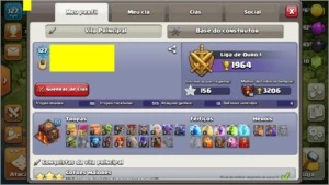 Clash of Clans com mais de 10.000 gemas