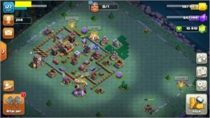 Clash of Clans com mais de 10.000 gemas
