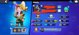 Conta Brawl Stars quase Full lvl 206