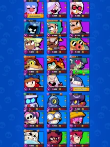 Conta Brawl Stars quase Full lvl 206