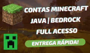 Conta Minecraft Full Acesso / Permanente| Java E Bedrock