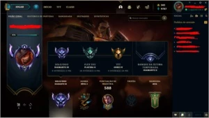 CONTA D3 1PDL 148 CHAMPIONS / 253 SKINS LVL 476 / GM S9 - League of Legends LOL