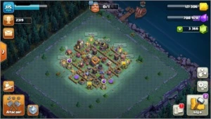 Clash of Clans cv 10 Semi c/ conta Clash Royale arena 9 nv9