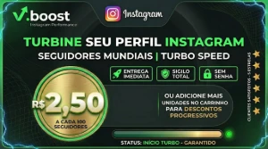 📸 Seguidores Instagram | 🚀 Alta Velocidade & Volume - Redes Sociais