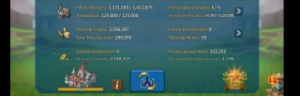 Conta 500M, +600k de gemas, T4 full, bônus - Lords Mobile