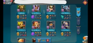 Conta 500M, +600k de gemas, T4 full, bônus - Lords Mobile
