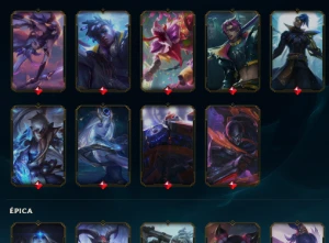 Conta CLEANZINHA (todos os personagens, honra 5, 2 ultimates - League of Legends LOL
