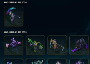 Conta CLEANZINHA (todos os personagens, honra 5, 2 ultimates - League of Legends LOL