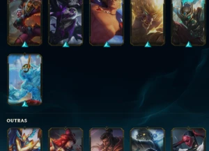 Conta CLEANZINHA (todos os personagens, honra 5, 2 ultimates - League of Legends LOL