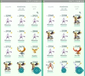 Conta de Pokémon GO