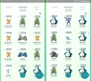 Conta de Pokémon GO