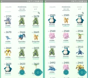 Conta de Pokémon GO