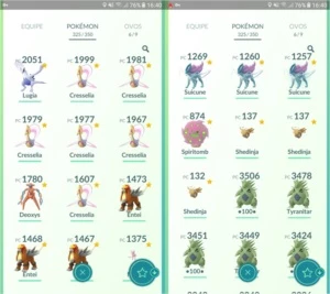 Conta de Pokémon GO