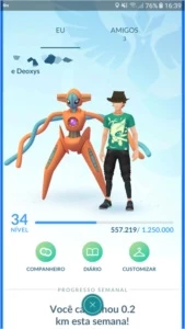 Conta de Pokémon GO