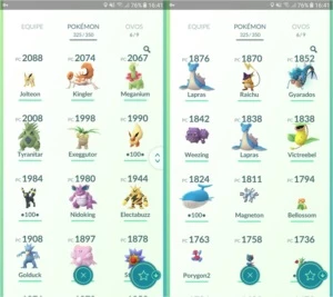 Conta de Pokémon GO