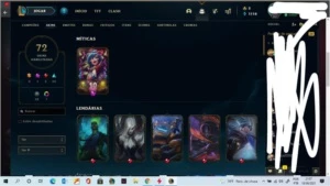 CONTA DE LOL LVL 361 com +70 skins - League of Legends