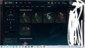 CONTA DE LOL LVL 361 com +70 skins - League of Legends