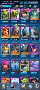 Conta Clash Royale: 250K Ouro + 4756 Troféus!