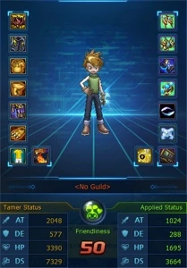 CONTA END GAME SV OMEGA - Digimon Masters Online DMO