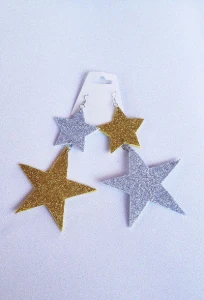 Brincos Carnaval Eva Estrela - Artesanato e Personalizados