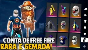 Conta Muito Rara e Gemada de 5 Anos - Free Fire