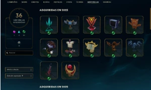 Conto do league of legends, Valorant e Mobile LOL